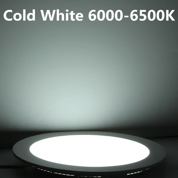 3W-25W Warm White/Natural White/Cold White LED ceiling recessed grid downlight / slim round panel light + drive