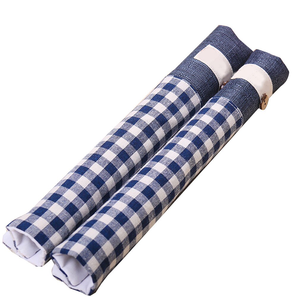 1 Pair Refrigerator Door Protect Handle Cover Home Fridge Microwave Oven Cover Double Door Refrigerator Handle Gloves: Navy Blue