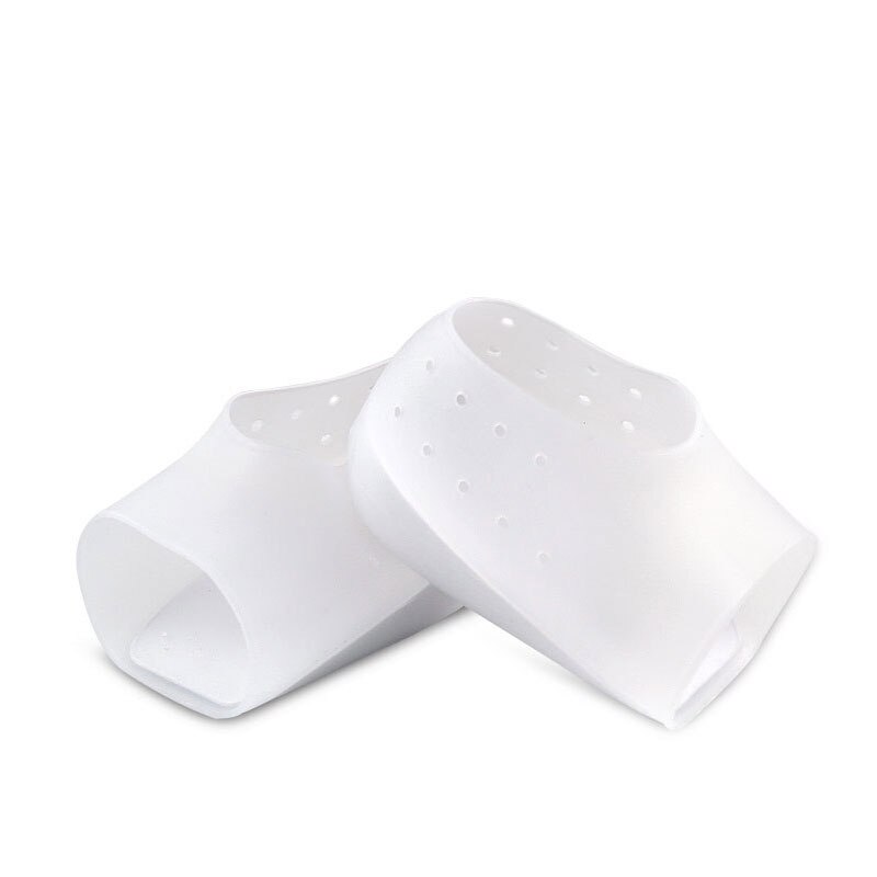 Chaussettes unisexe invisibles pour augmenter la hauteur, coussinets en Silicone pour les talons, Massage des pieds, protection orthopédique d'arc, tendance: white 3cm