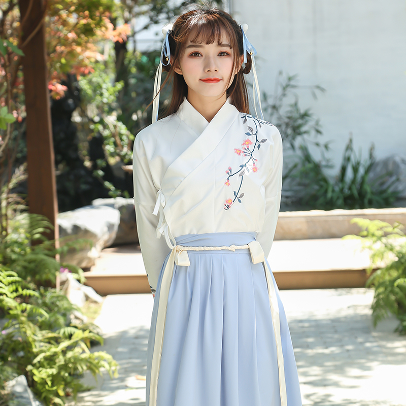 Chinese Folk Dance Hanfu Suit for Women Oriental Dance Costume Tang Dynasty Fairy Princess Dresses Ancient Costume