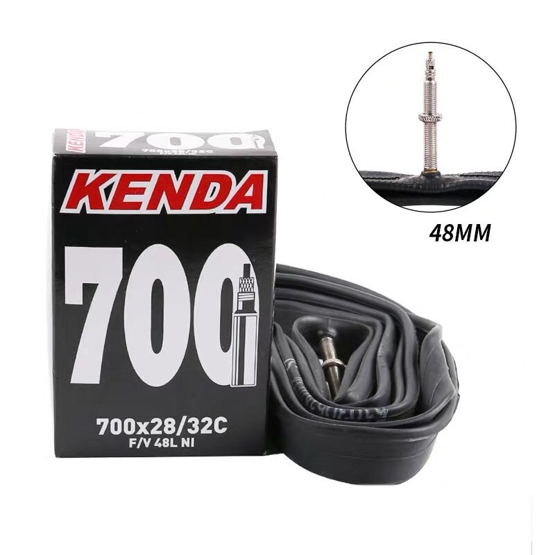 KENDA 700 × 18/23C 700 × 25/28C 700 × 35/43C 700 × 28/32C 32MM 35MM 48MM 60MM 80MMAV FV Route Vélo Chambre À Air: 700x28-32C FV 48mm