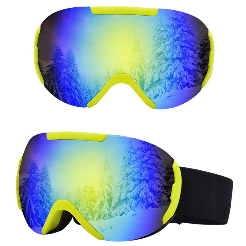 Anti-fog Double Layers Ski Goggles Lens Ski Mask Glasses Skiing Snow Snowboard Goggles Eyewear Mirror Polarize Men Women