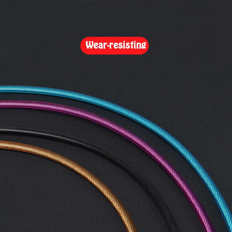 Home Weight Loss Fitness Adjustable Jump Rope Skid - Proof Sweat - Absorbing Tasteless Jump Rope Gym Fat Burning Exercise