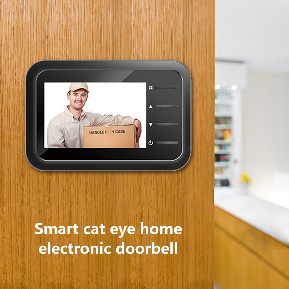 Intelligente Energiebesparende Hd Infrarood Nachtzicht Camera Ips Display Beveiliging Deurbel Huishoudelijke Smart Apparaat Supply