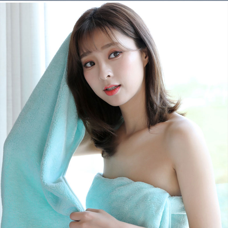 36x80cm Luxury Coral Velvet Towel Super Soft Quick-drying Towels Absorbent Microfiber Comfort Home Bath Face Towel Washrag