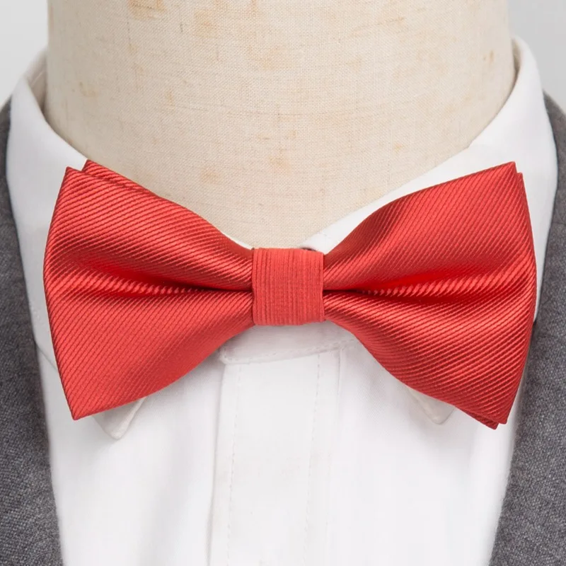 Laços pretos clássicos masculinos, gravata borboleta de poliéster, tecido, ponto, verificado, borboleta descascada, vestido de casamento, cão formal masculino, moda