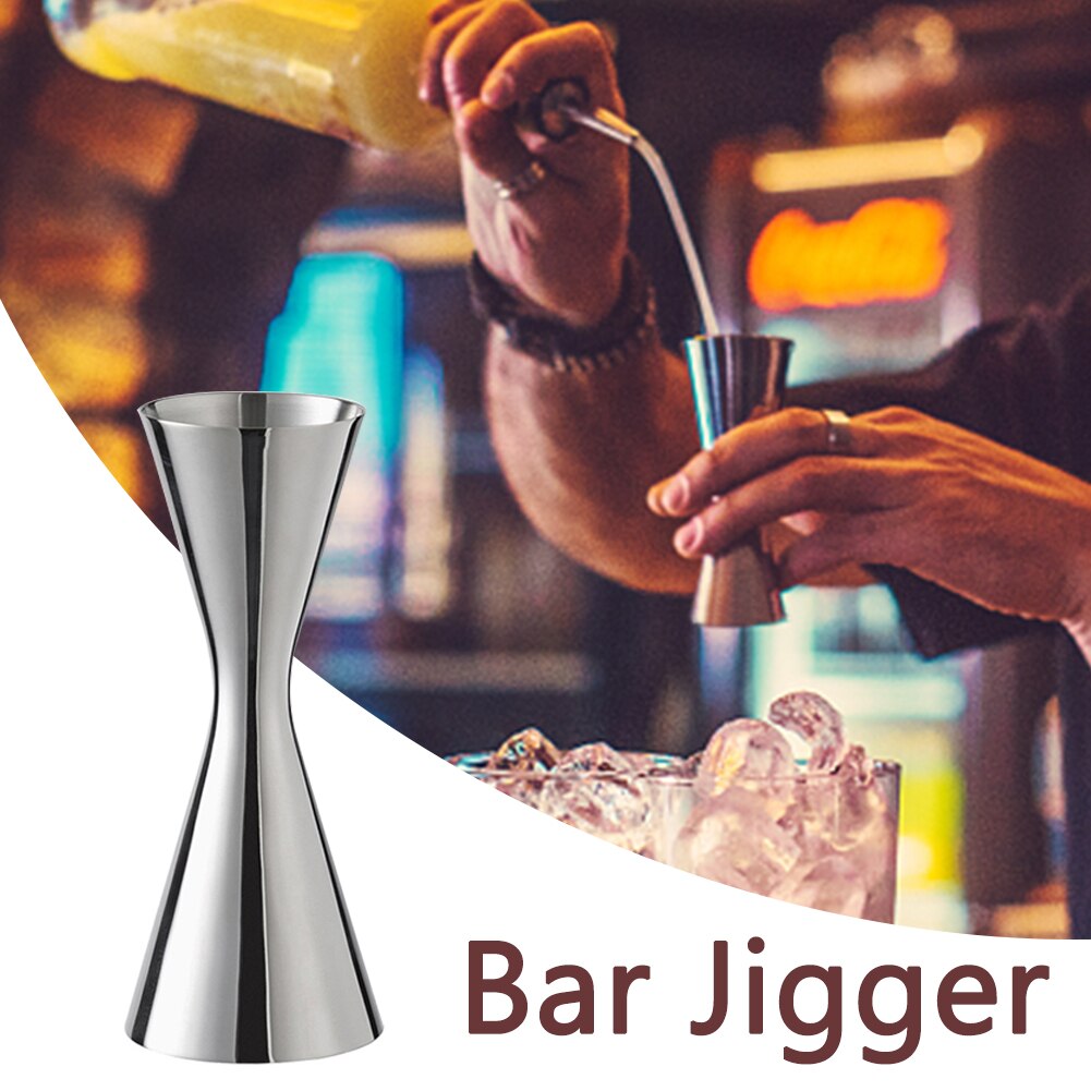 30ml 60ml Bartending Tool Bar Jigger Barware With Scale Stainless Steel Home Measuring Cup Cocktail Double Head