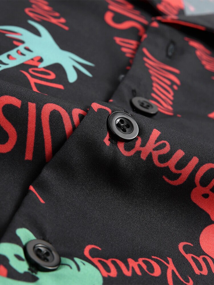 Skjorter til mænd tropisk ferie hawaii skjorte herre blomstret hip hop chemise homme kortærmet streetwear strand skjorte mænd
