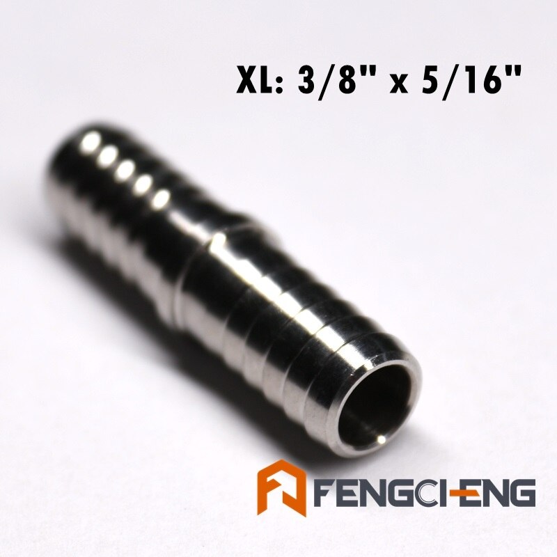 Rustfrit stål slange modhager splejser, brygger hardware: Xl