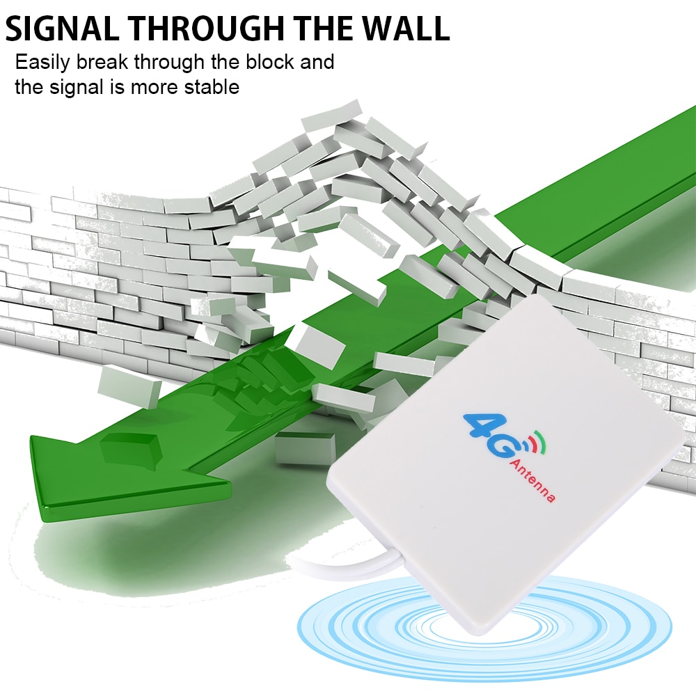 4G/3G Mobile Router WiFi Antenna 50w Rated Power 10dbi Gain Router Modem Antenna External Antenna With TS9/SMA Connector