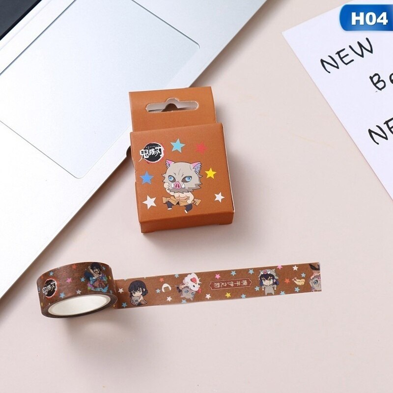 2 pieces/set of cartoon tape paper label sticker decorative Diy scrapbook masking office school supplies: 4