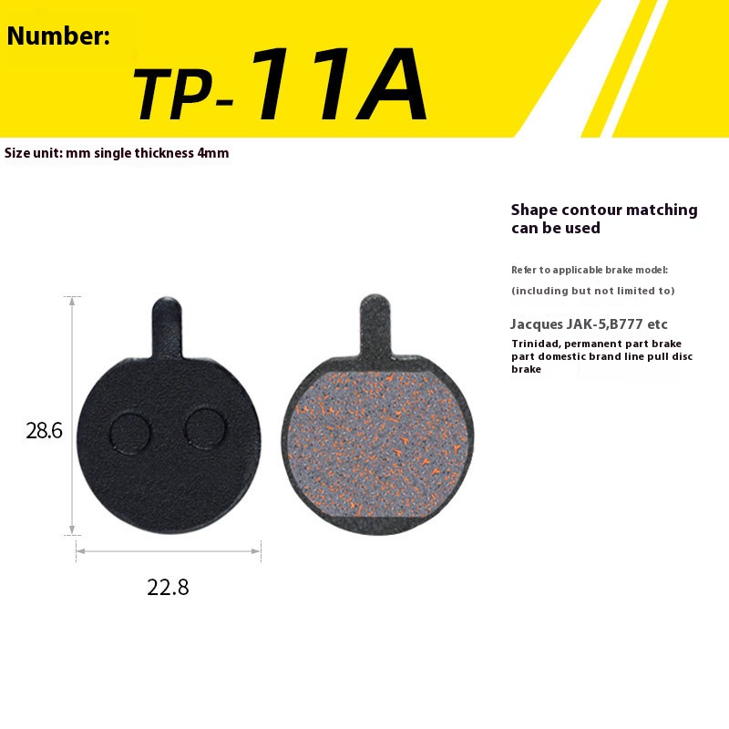 1 par de pastillas de freno de disco hidráulico de bicicleta semimetálica, piezas de bicicleta de montaña MTB, pastilla de freno de disco de resina para BB5 M355 M446: Gris oscuro