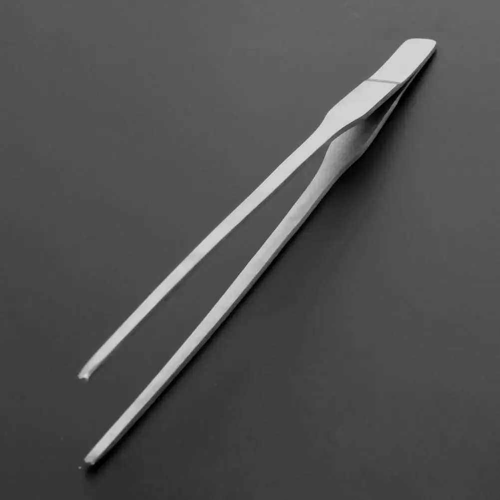 Pince d'Aquarium en Acier Inoxydable de 27cm, Accessoire Droit et Incurvé pour Plante Précieuse de Poisson