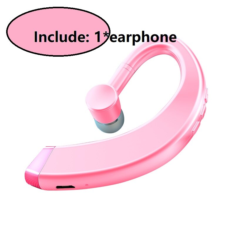 Bluetooth 5.0 Eenzijdige Opknoping Oor Draadloze Headset Business High Fidelity Geluid Maximale Signaal Ergonomisch-Vormige: 01