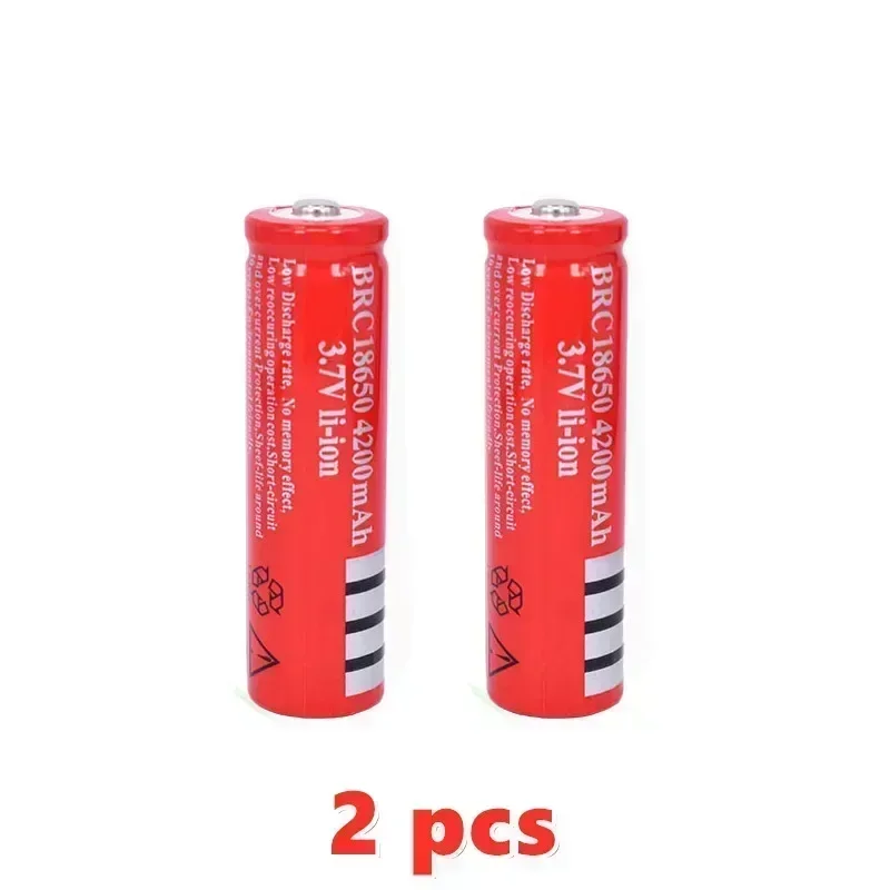 2025 nova bateria de íon de lítio recarregável original 18650 3.7V 4200mAh: Dourado