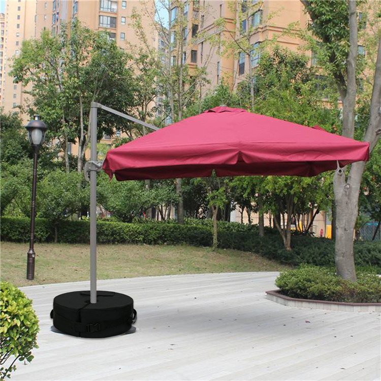 Sacs de sable en forme de roue 46cm, pare-soleil d&#39;extérieur, Pergola auvent sans pelle, Support fixe coupe-vent, sac de sable, rangement