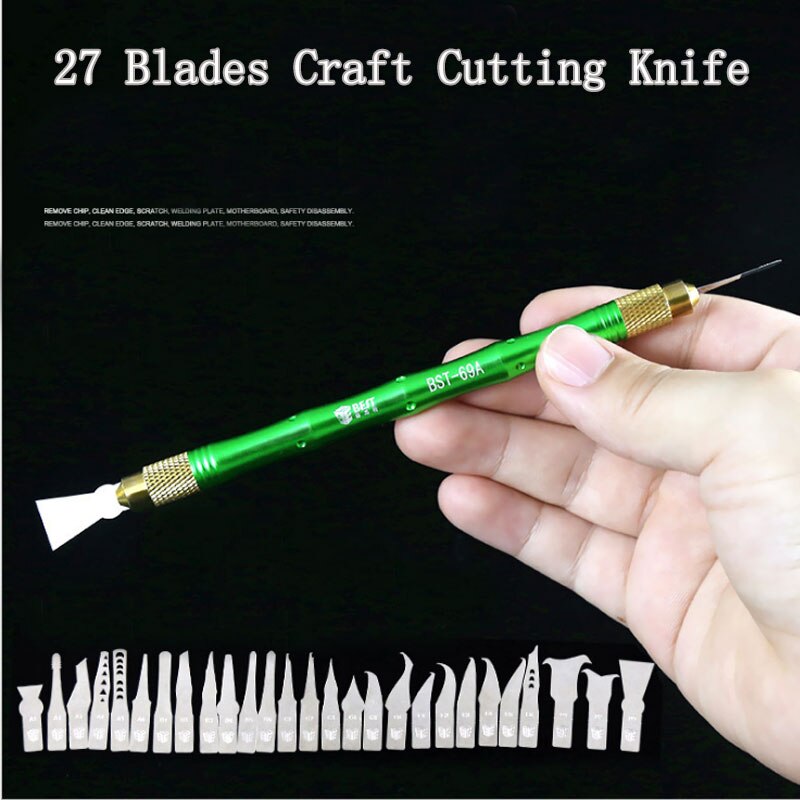 Bst -69a 27 messen hobby snijmes diy snijmes sloop cpu reparatie model reparatie gereedschap