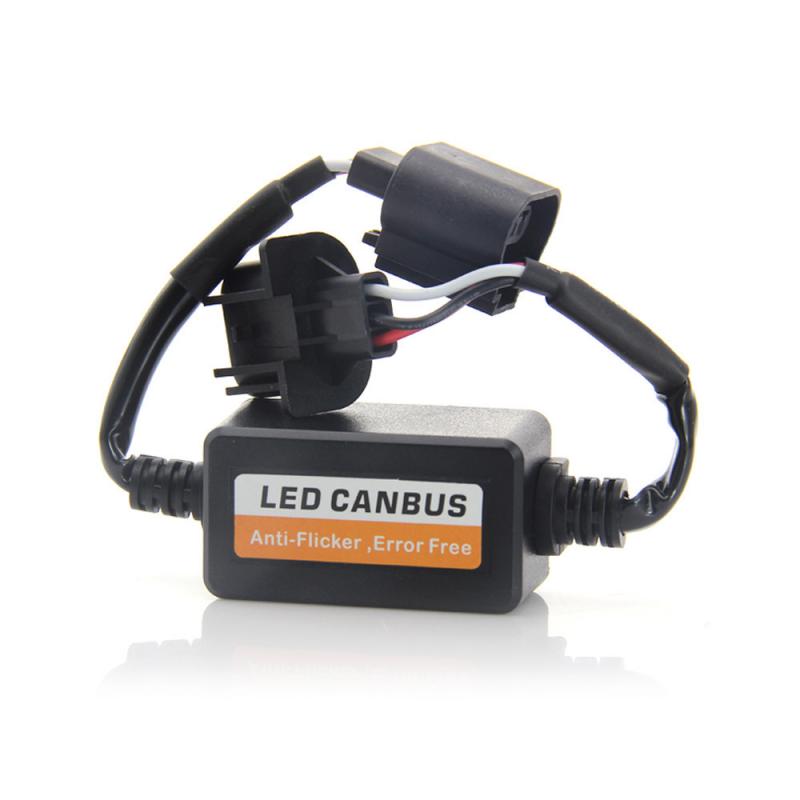 1 unidad de decodificador LED Canbus para faros delanteros, cancelador LED sin Error de 12V, decodificador de luz Canbus LED de coche, resistencia de carga, controlador de advertencia