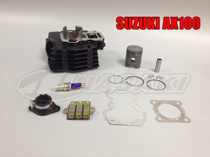 NASAKI brand AX100 cylinder + piston + ring + spacer, complete assembly, for SUZUKI AX100 cylinder kit