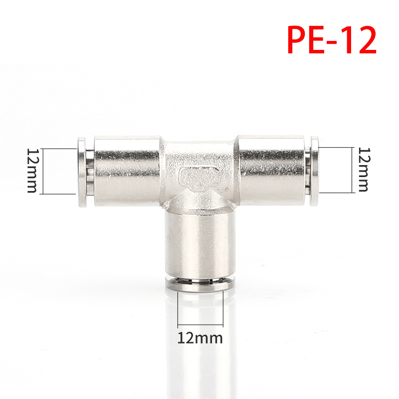PU PG PE Brass Metal Pneumatic Quick Coupling 4 6 8 10 12mm Apply Air Compressor Hose High Pressure Connector High temperature: PE12