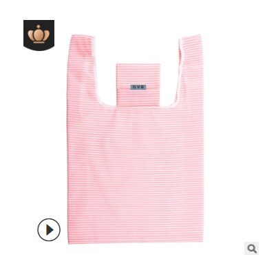 Eco Shopping Bag Foldable Reusable Tote Folding Pouch Convenient Large-capacity Storage Bags: G316749