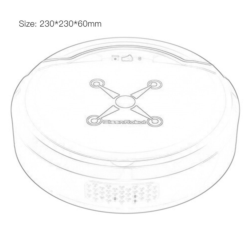 Rechargeable Auto Cleaning Robot Automatic Smart Sweeping Robot Vacuum Floor Dirt Dust Hair Cleaner Home Sweeping Machine