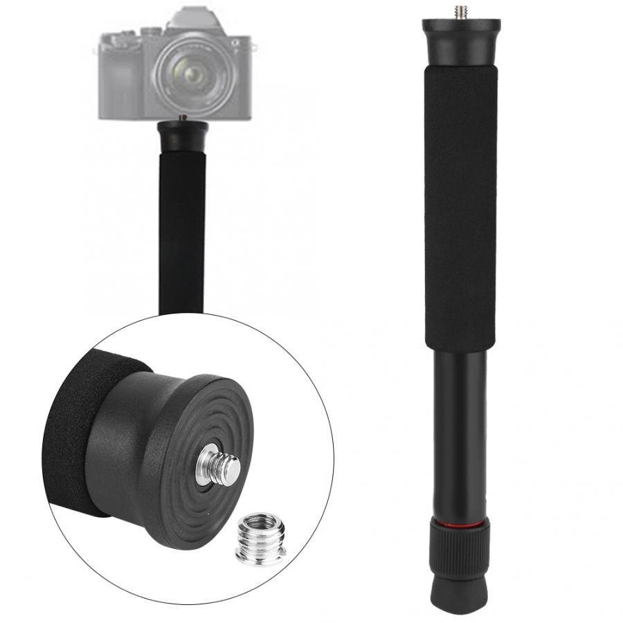 Mini Portable Adjustable Height Monopod Selfie Stick Mount Support Rod for SLR Camera