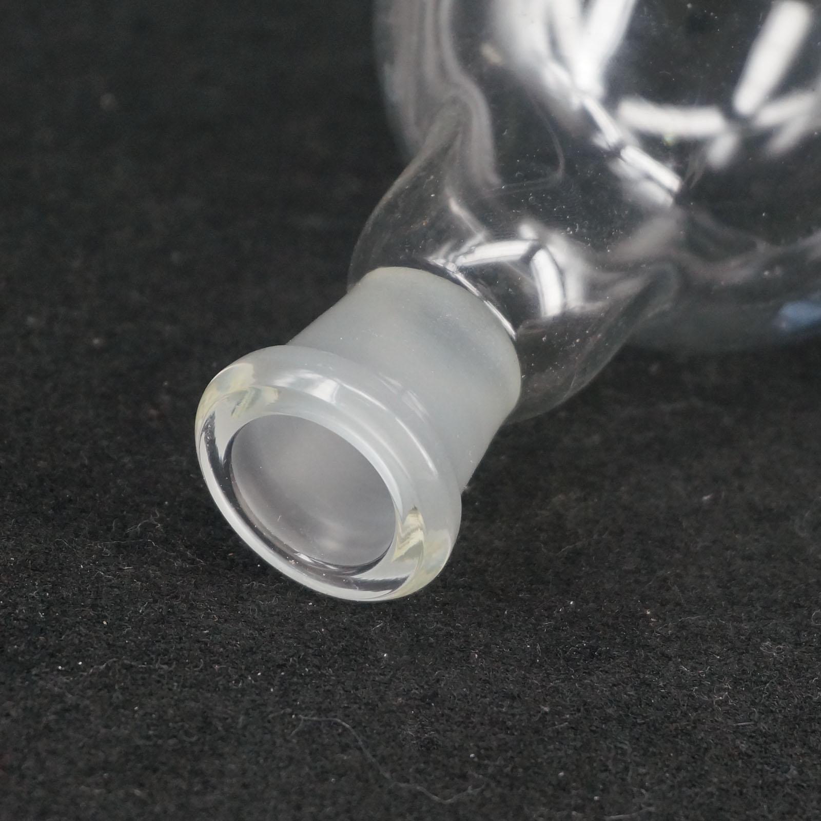 150 Ml 19/26 Een Mond Korte Hals Platte Kolf Kolf Voor Laboratorium