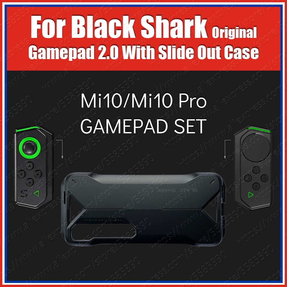 HJ66 Double Bluetooth Gamepad With Slide Out Rail Case For Xiaomi Mi 10 Mi10 Pro Gaming Control Joystick H66L H66RS