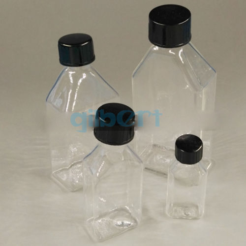 10ml Cell Culture Flask Tilted With Screw Cap Sample Bottle Laborary Glass Ware