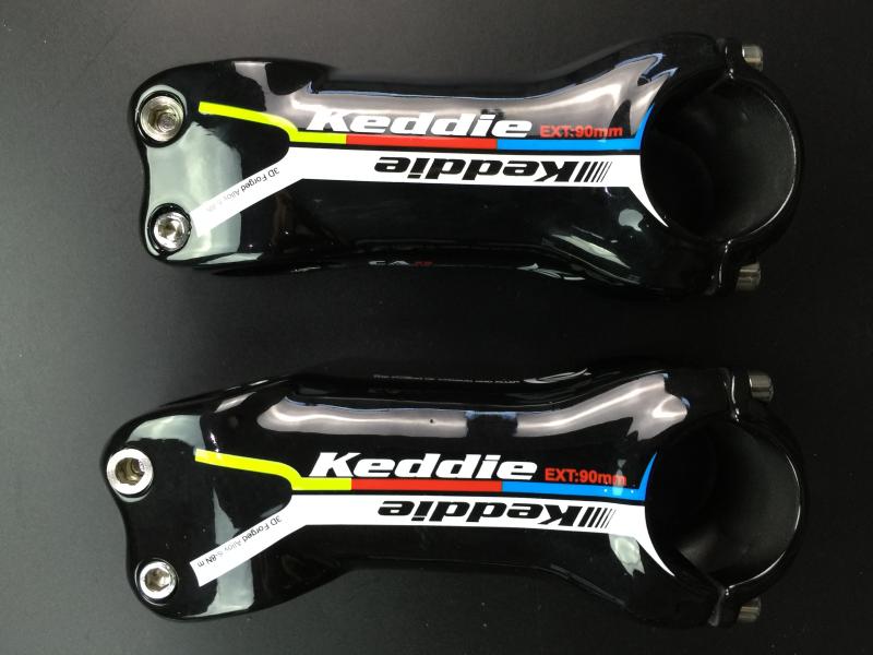 Keddie ud full carbon fiber fietsstuurpen race/mtb carbon stuurpen fietsonderdelen hoek 6/17 graden