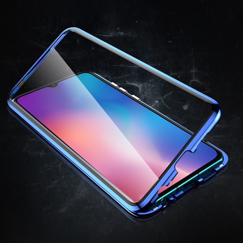 Voor Redmi Note 8 Pro Case Magnetische Dubbelzijdig Glas Luxe Bescherming Cover Voor Redmi Note 7 Pro Magnetische Case behuizing shell