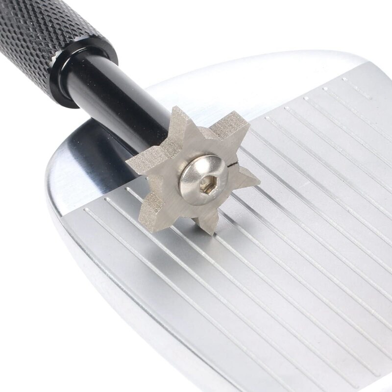 Golf Swing Trainer with Golf Club Grooving Sharpener Golf Training Aids Beginner Gesture Alignment Training Golf Tool