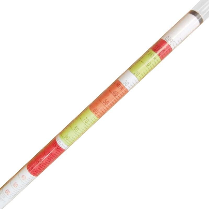 Øl alkoholmåler 0.990-1.160 bærbar 3 in 1 alkoholometer hydrometer glass
