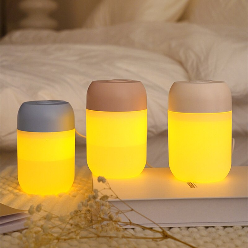 300ml Air Humidifier Aromatherapy Diffuser With Night Light Nebulizer Mist Maker For Home Essential Oil Diffuser