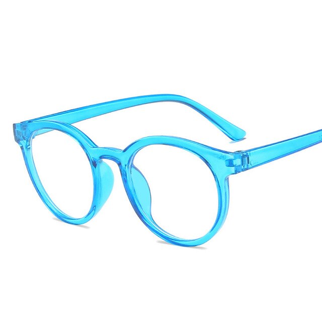 Retro Anti-blue Light Glasses Frame Children's Glasses Round Glasses For Kids Student Eyeglasses Child Goggle Cute Pink: 3