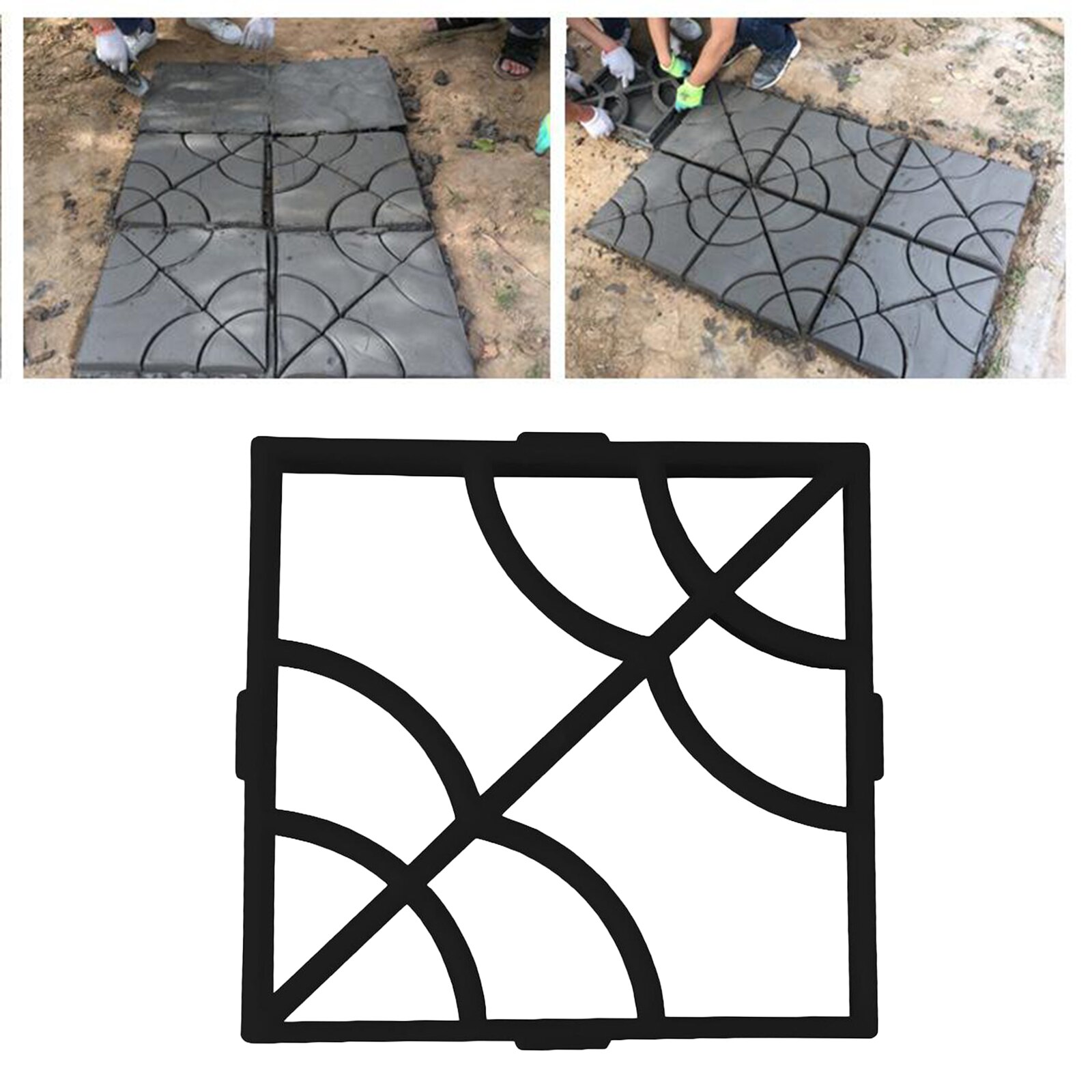 Tuin Gazon Oprit Path Vloer Bestrating Bestrating Mal Patio Concrete Stap Steen Loopbrug Oprit Maker Mould