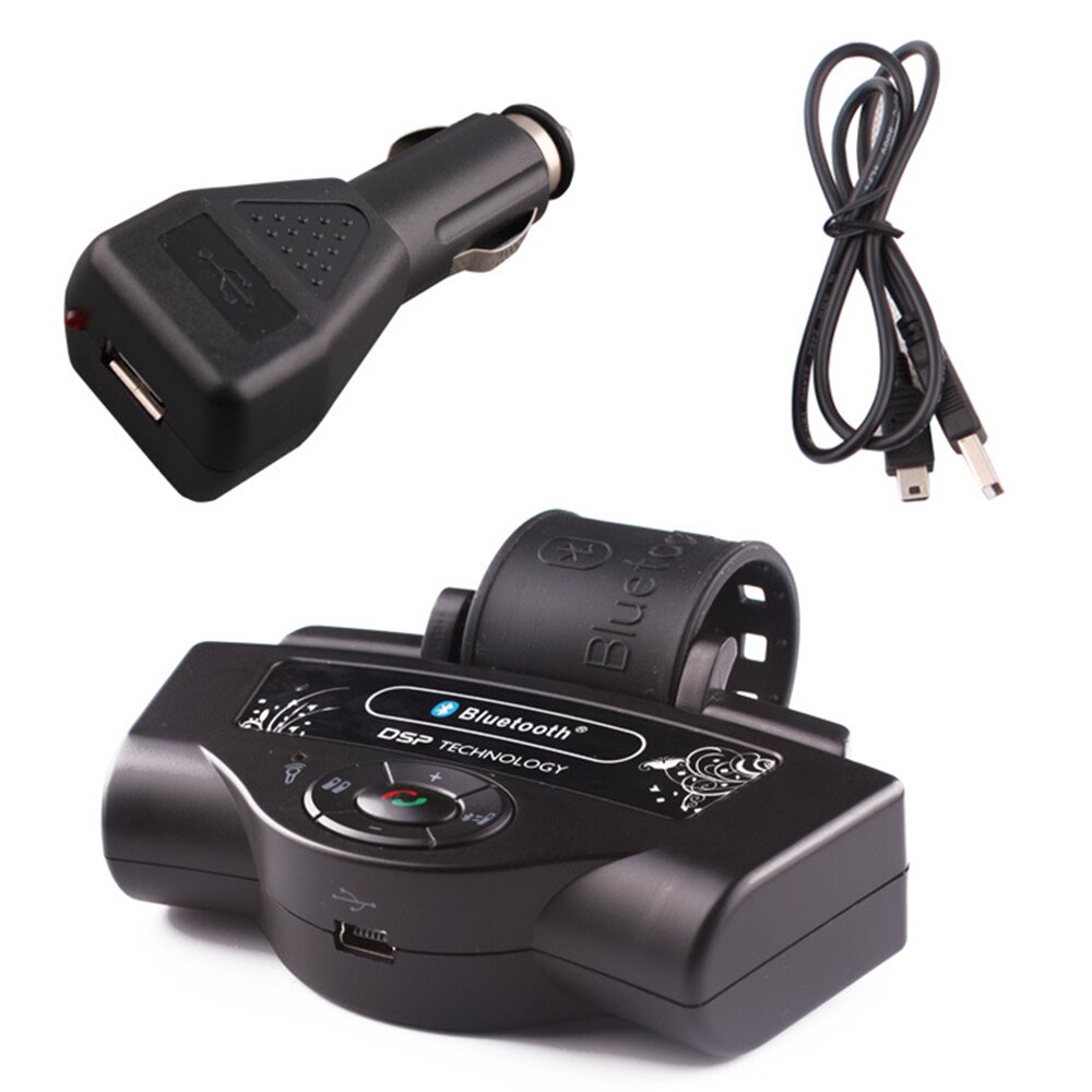 Portable Steering Wheel Handsfree Auto Bluetooth Receiver Car Kits Hands Free For Mobile Phone Speakerphone Bluetooth