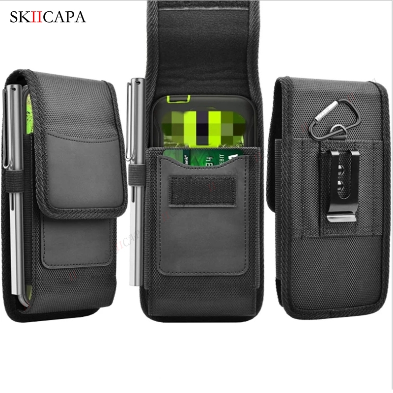 Uniwersalny Oxford tkaniny kabura telefon torba dla Nokia C01 C1 Plus X20 G20 X10 G10 C20 C10 1.4 5.4 zaczep na pasek talii etui etui na telefony