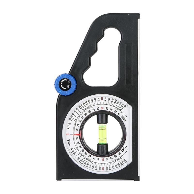 Multifunktionell träkakel tegel horisontell vinkelmätare pekare inklinometer med magnetisk bas 25*12*2cm för anläggningsarbete