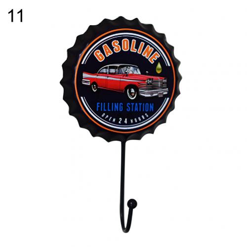 Creatieve Retro Metalen Bierfles Cap Teken Muur Haak Bar Pub Clue Decoratie: 11