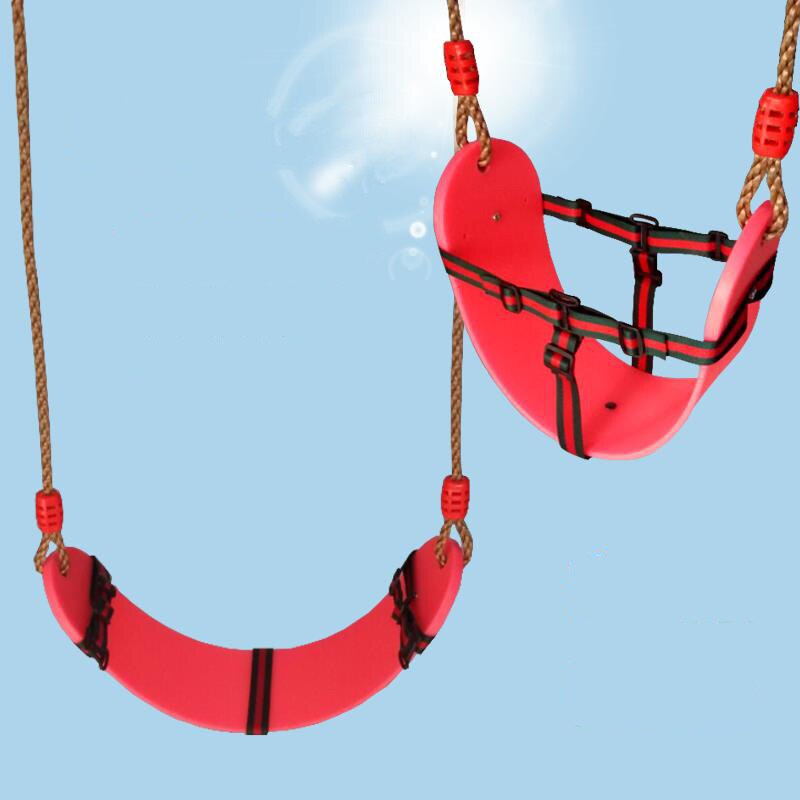 Swing Seat Heavy Duty EVA Hanging Secure Swing Seat For Kids Swing Set Heavy Duty Swing With PE Rope For Indoor Outdoor Yard