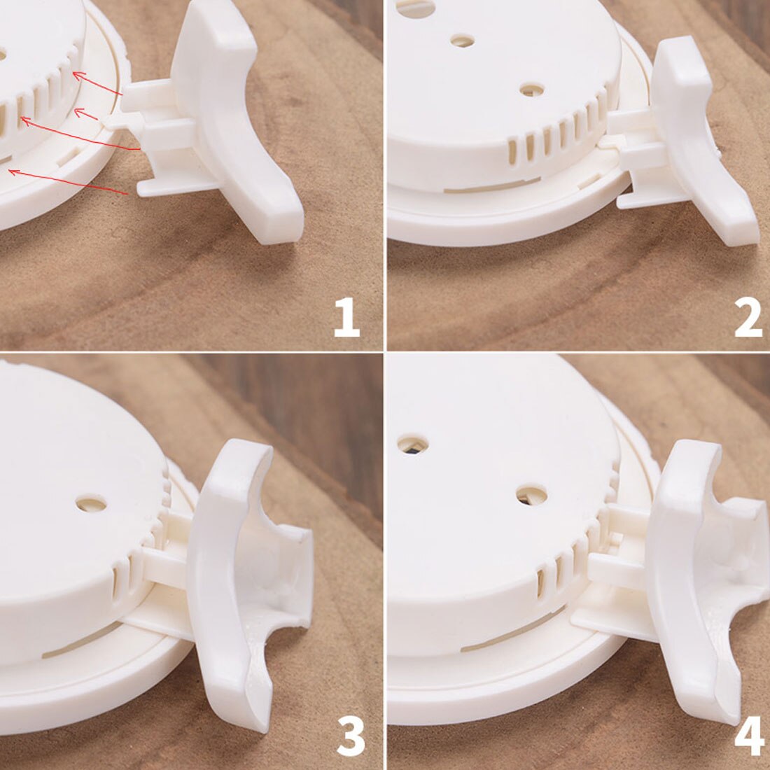 Mini Round Clock-shaped Measuring Indoor Outdoor Wall Temperature Humidity Thermometer Meter Gauge Thermometer Hygrometer