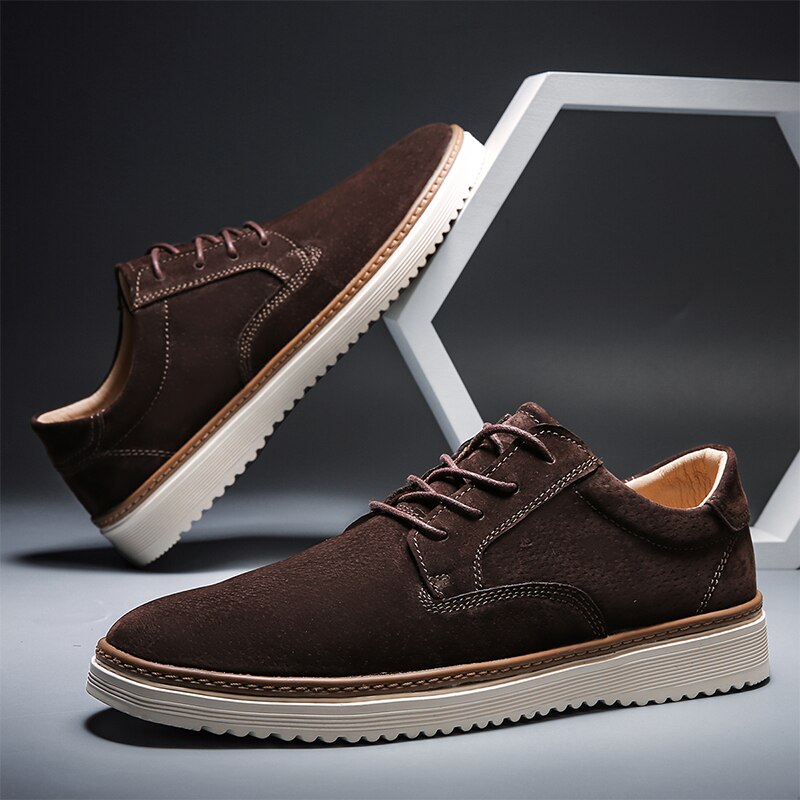 Mannen Sneakers Mode Oxford Casual Schoenen Mannen Comfortabele Lace Up Varkensleer Lederen Mannen Schoenen Chaussure Homme