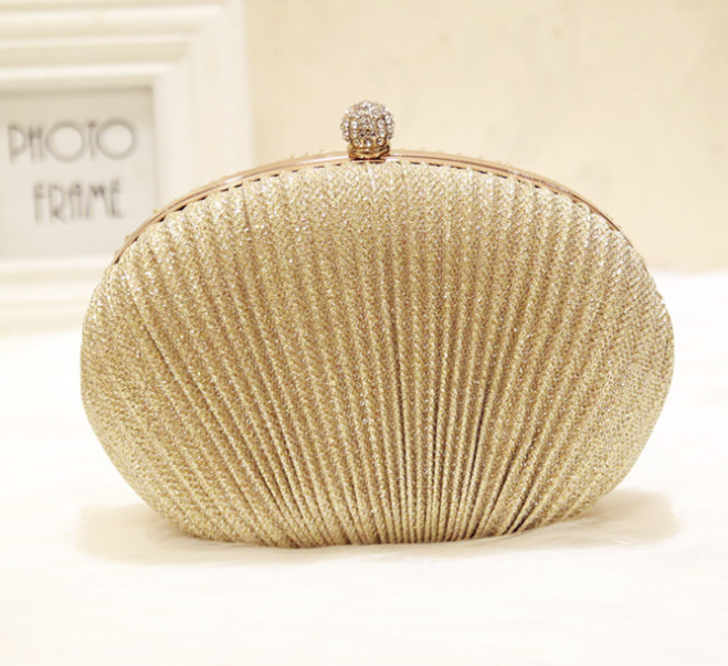 Womens Rhinestone Messenger Handtassen Schoudertas Totes Purse Portemonnee: Goud