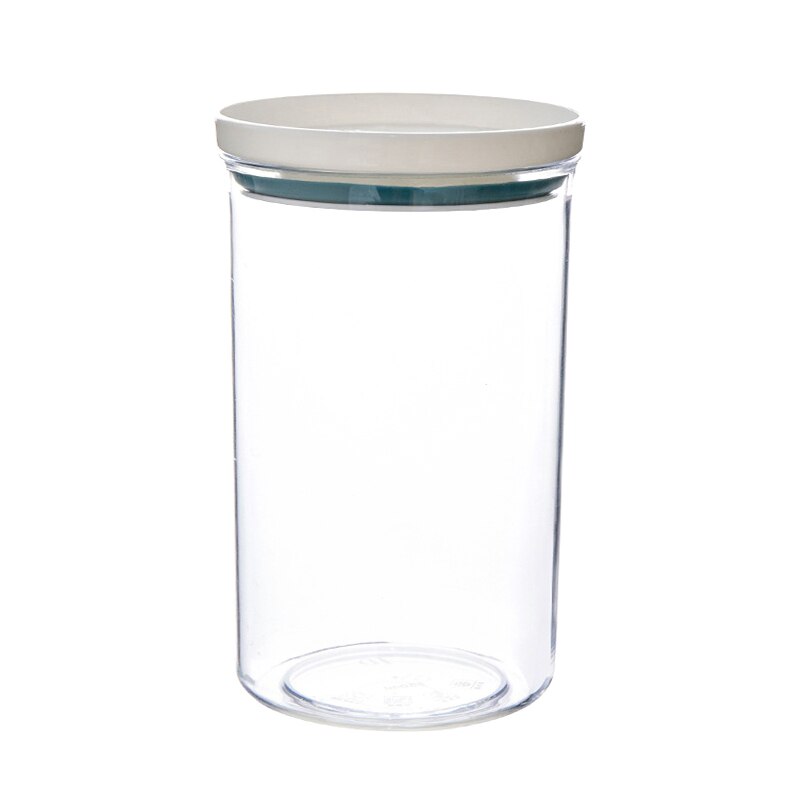 Food Storage Container Plastic Refrigerator Noodle Box Multigrain Storage Tank Transparent Sealed Cans Kitchen Accessories: Pink L 8.5x8.5x15