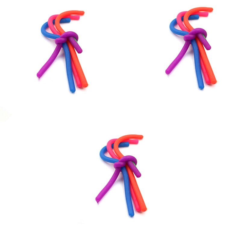 Fidget Speelgoed Stress 4Pc Zintuiglijke Fidget Stretchy String Speelgoed Voor Kinderen En Volwassenen Met Verminderen Stress Zabawki Antystresowe Antiestres: 12pc