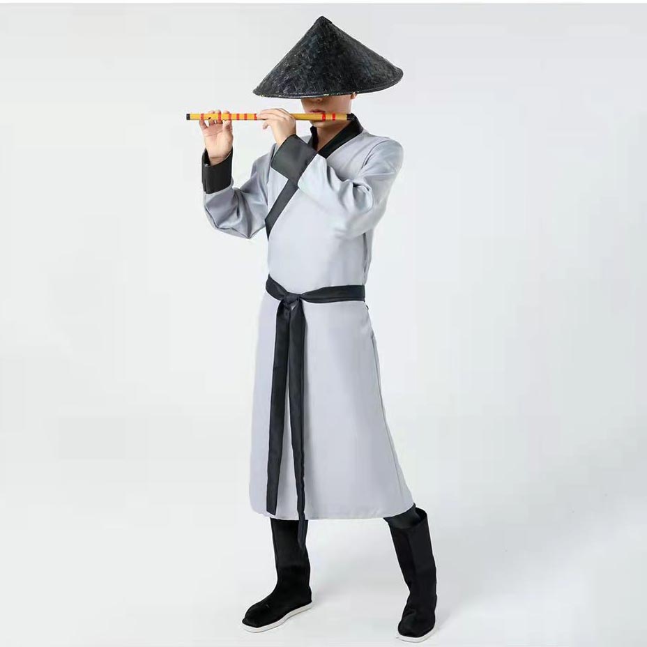 Fantasy Homem Old Tiongkok Ninja Japan with/Without Accessor Size Plus Costume Cosplay Halloween Man