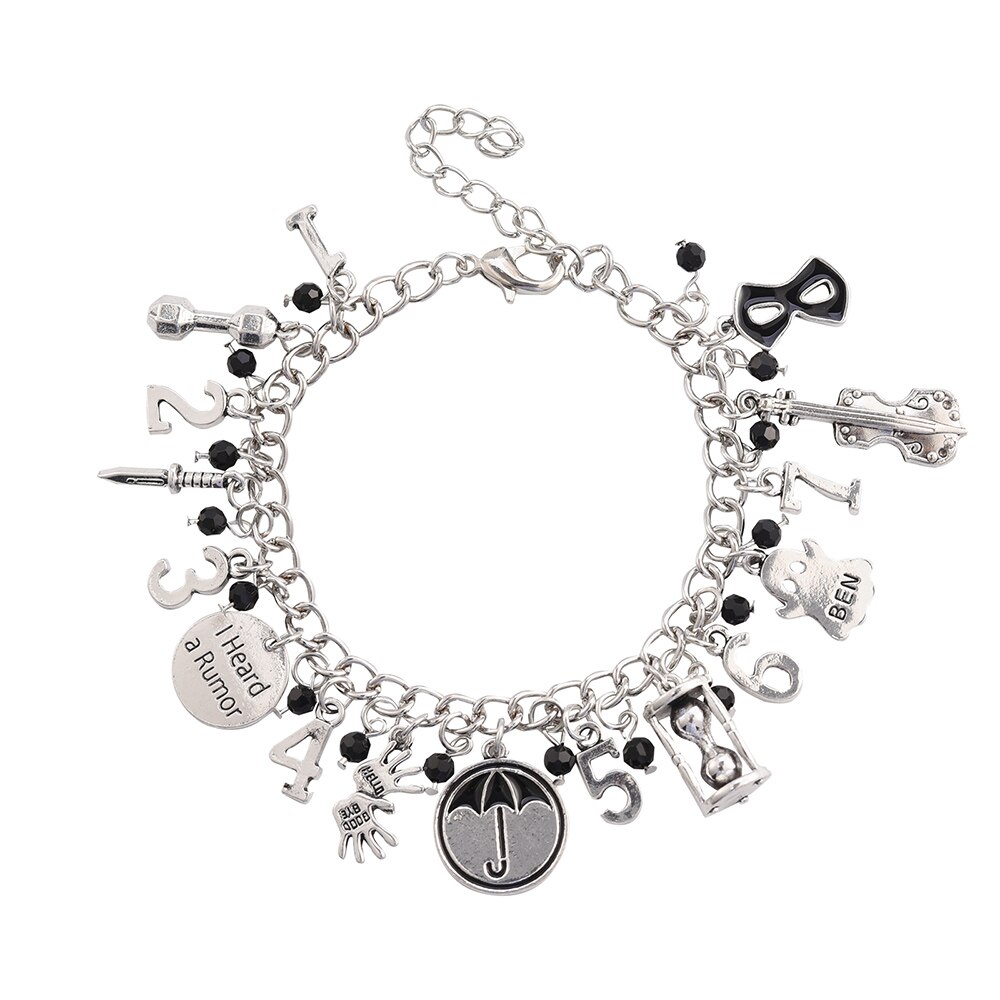 Harong Vrouwen Bedelarmband Paraplu Academy Trendy Sieraden Voor Paar Vriend Ketting Armbanden Nummer Paraplu Leuke Ghost Hanger: Default Title