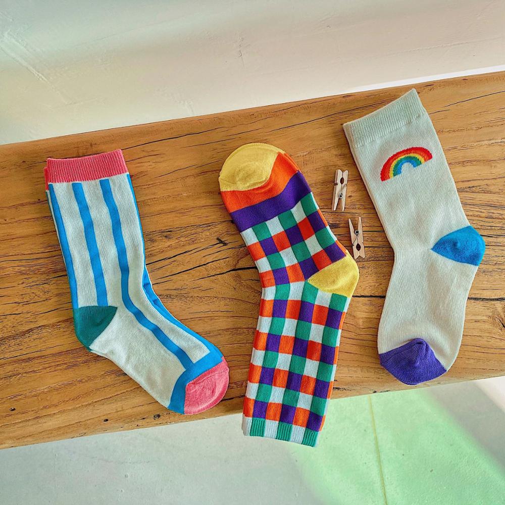 Kids Socks knee high toddler cotton knee tube baby girls colourful socks children socks Toddlers Girls boys sockS